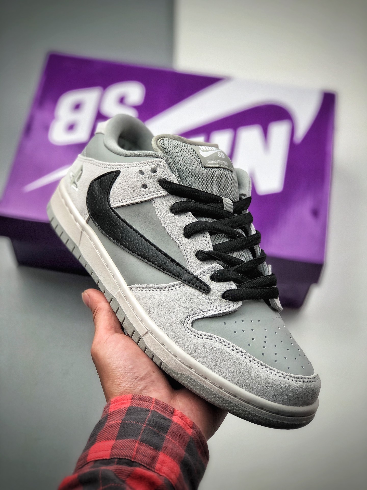 Nike SB Dunk LOW PRO, serie de clavados, zapatillas de skate casuales de caña baja de estilo retro, con amortiguación Z…