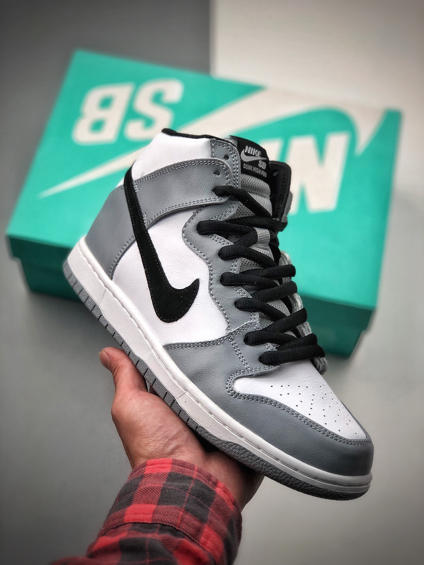 NIKE SB ZOOM DUNK HIGH PRO, número de artículo: 854851-006, tallas: 39-45 (con medios números)