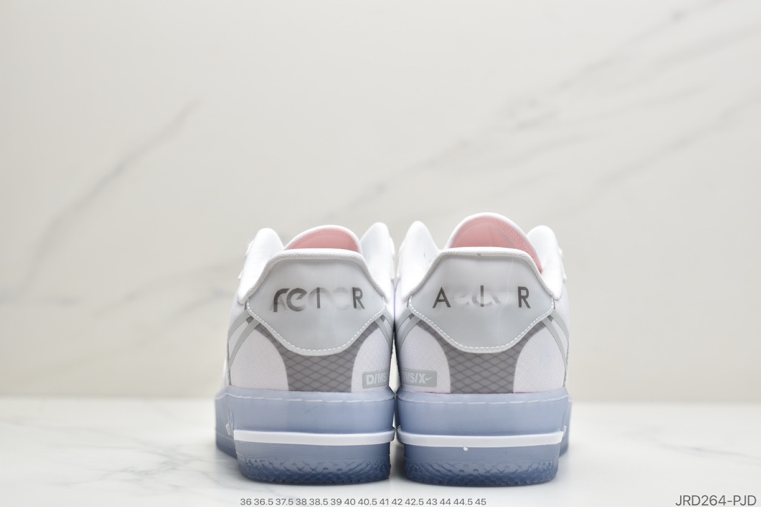 210 公司级耐克Air Force 1 React QS Light Bone 冰块 解析冰蓝空军一号 CQ8879-100