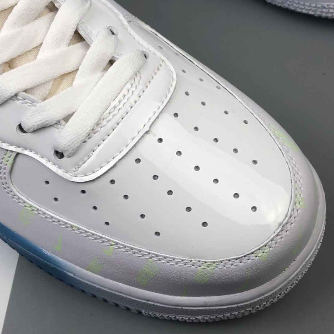 220 OFF White x Nike Air Force 1'07 Vntg Suede Mix 联名款电玩英雄联盟皮肤夜光高帮休闲板鞋 DC2111-101