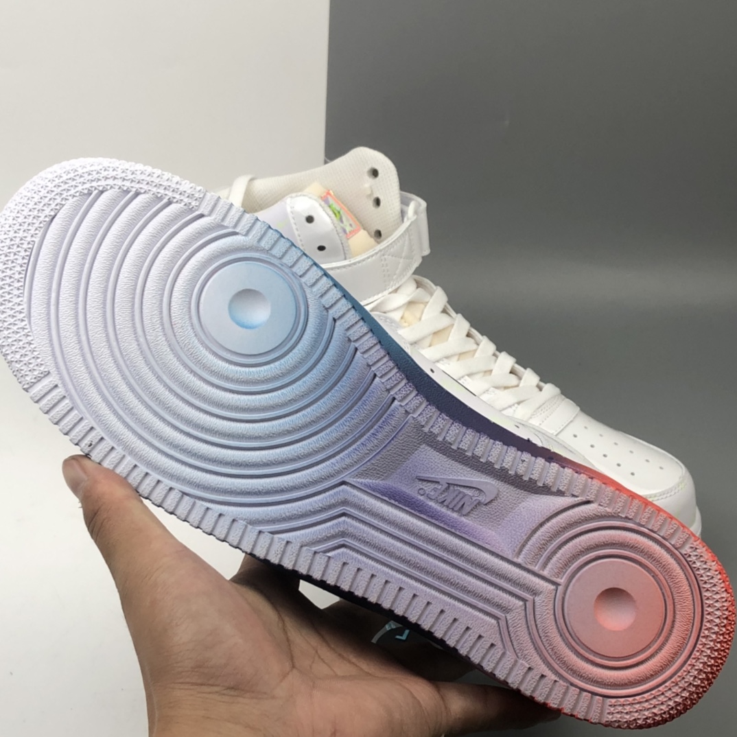 220 OFF White x Nike Air Force 1'07 Vntg Suede Mix 联名款电玩英雄联盟皮肤夜光高帮休闲板鞋 DC2111-101