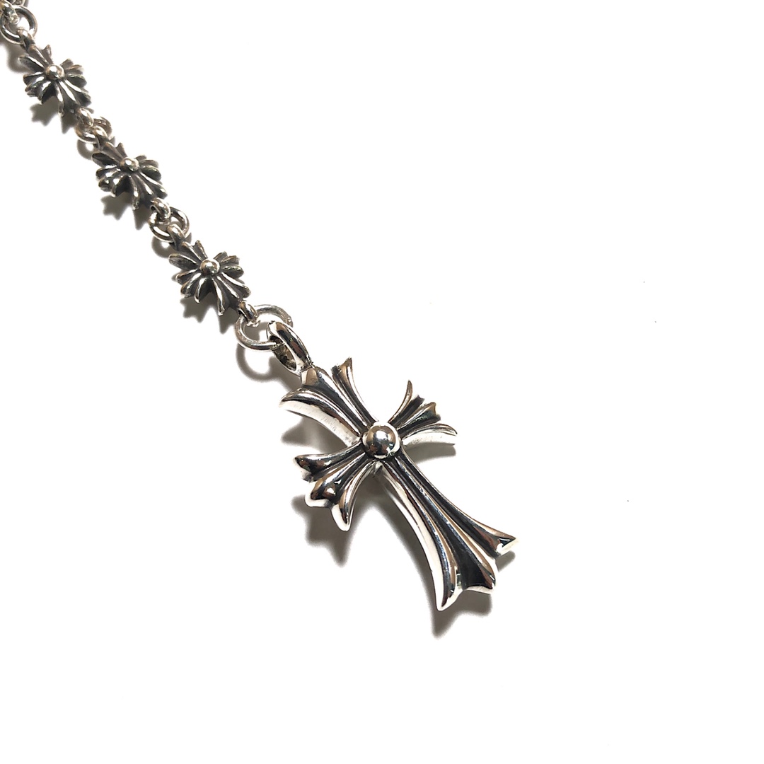 Chrome Hearts 𝐂𝐡𝐫𝐨𝐦𝐞 𝐡𝐞𝐚𝐫𝐭𝐬克罗心 套环拼接项链