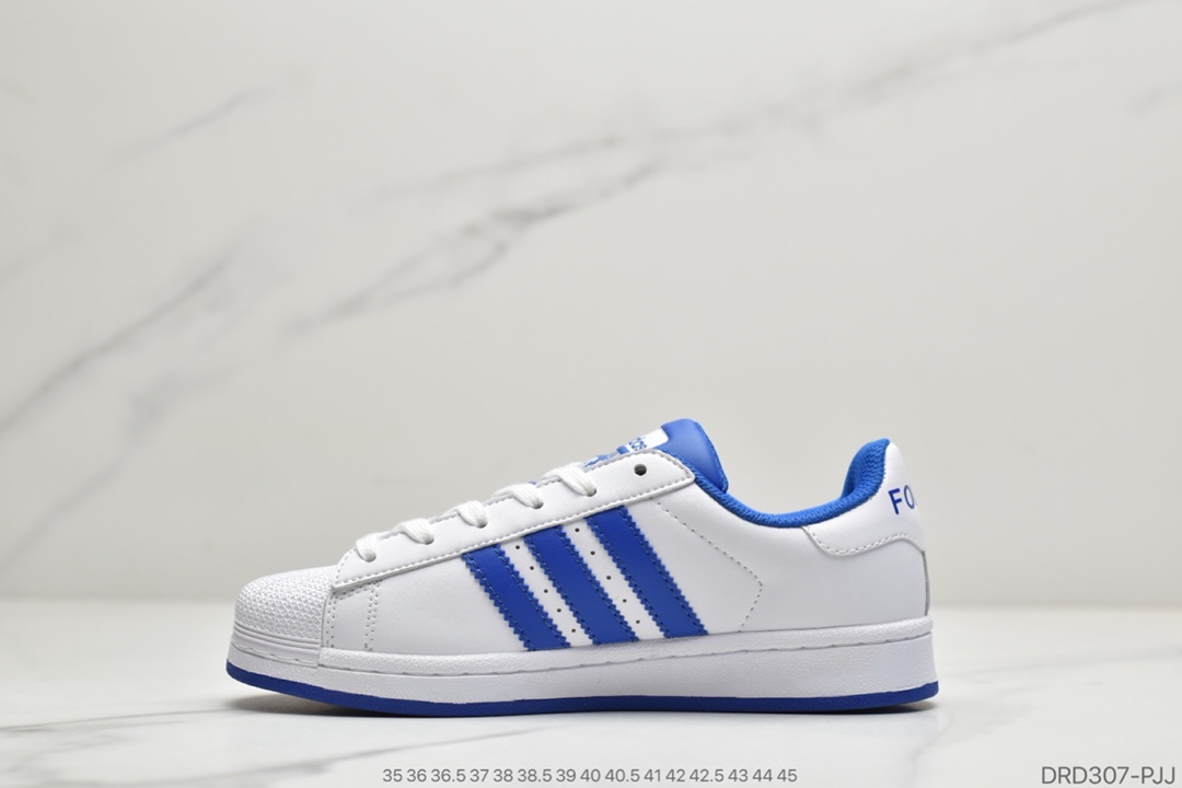 110 真标阿迪达斯adidas三叶草 Originals Superstar Superstar50周年多彩 贝壳头经典百搭休闲运动板鞋 FY2325