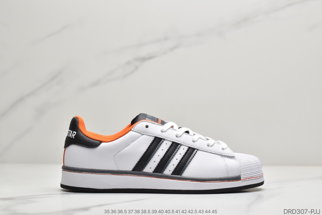110 真标阿迪达斯adidas三叶草 Originals Superstar Superstar50周年多彩 贝壳头经典百搭休闲运动板鞋 FY2325