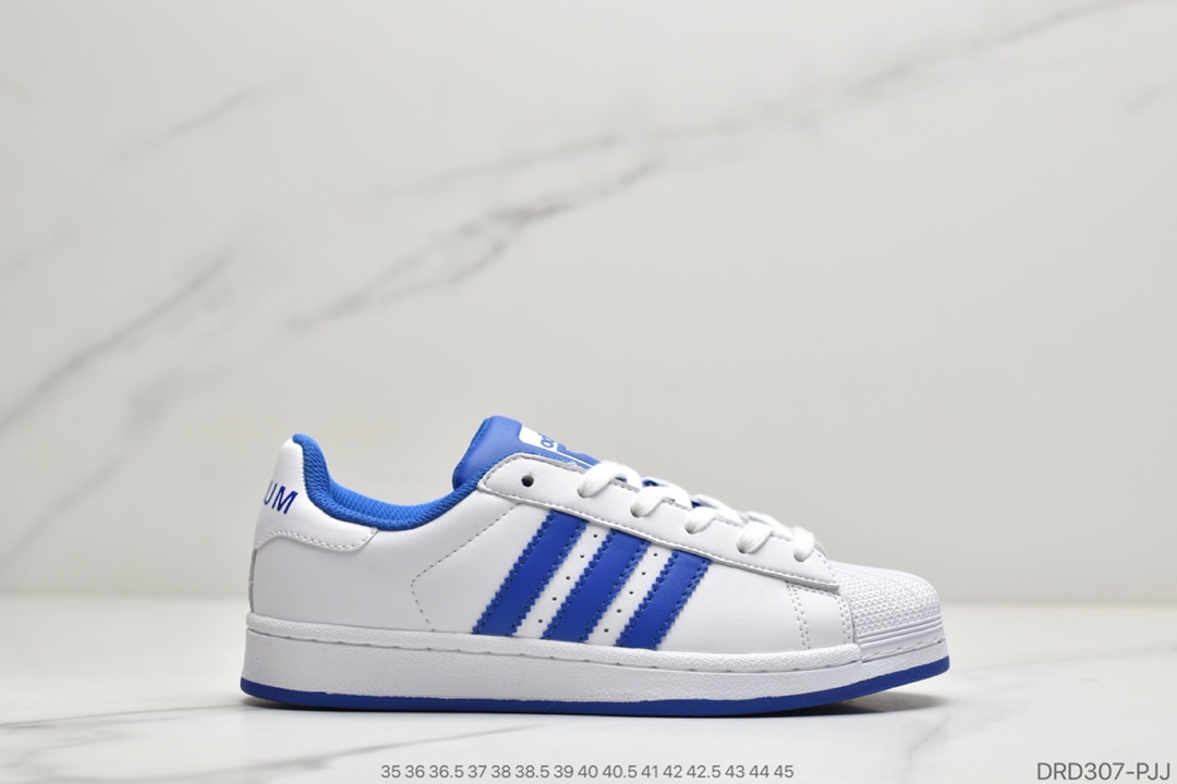 110 真标阿迪达斯adidas三叶草 Originals Superstar Superstar50周年多彩 贝壳头经典百搭休闲运动板鞋 FY2325