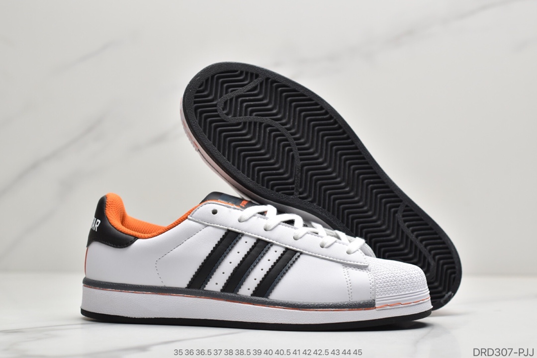 110 真标阿迪达斯adidas三叶草 Originals Superstar Superstar50周年多彩 贝壳头经典百搭休闲运动板鞋 FY2325