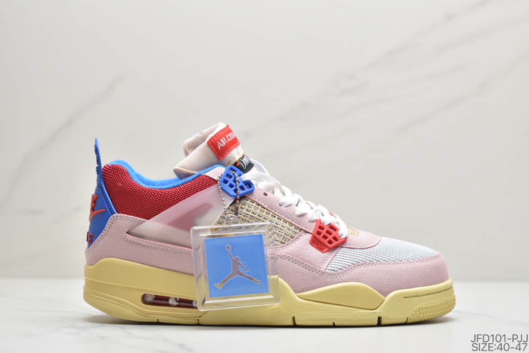 180 Off-White x Air Jordan AJ4 Retro'Cream/Sail'“OW联名沙薄荷绿 玉色”CV9388-003