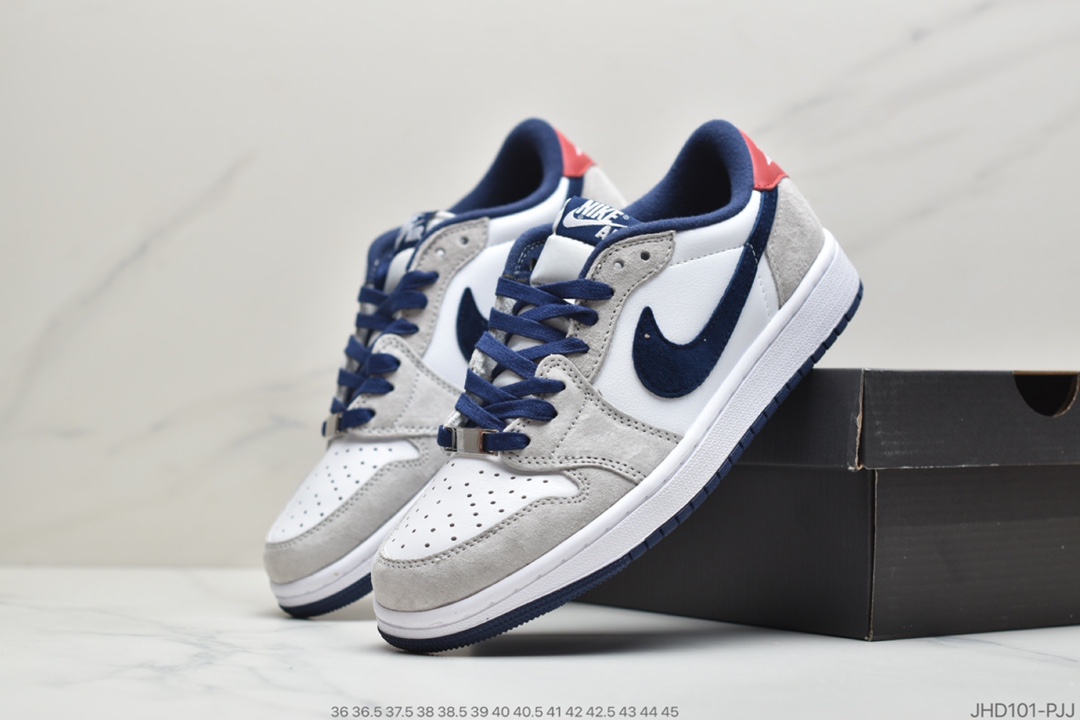 190 公司级耐克Nike Air Jordan 1 Low   乔1 低帮潮流缓震运动休闲板鞋CQ4277-100