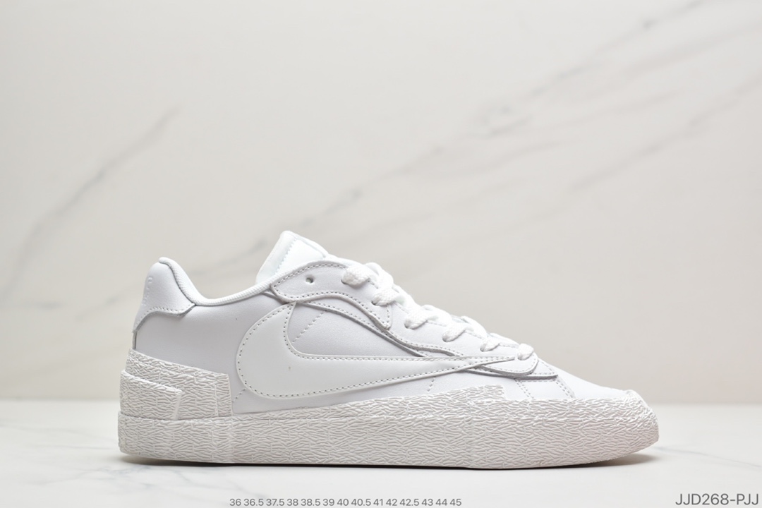 130 公司级 耐克 Sacai x Nike Blazer Mid 开拓者联名走秀双勾双鞋舌BV0072-001/002/003/004