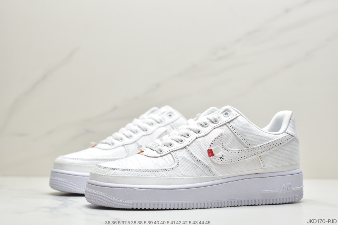 160 公司级可撕耐克Nike Air Force 1 Low Sketch 空军一号低帮百搭休闲运动板鞋