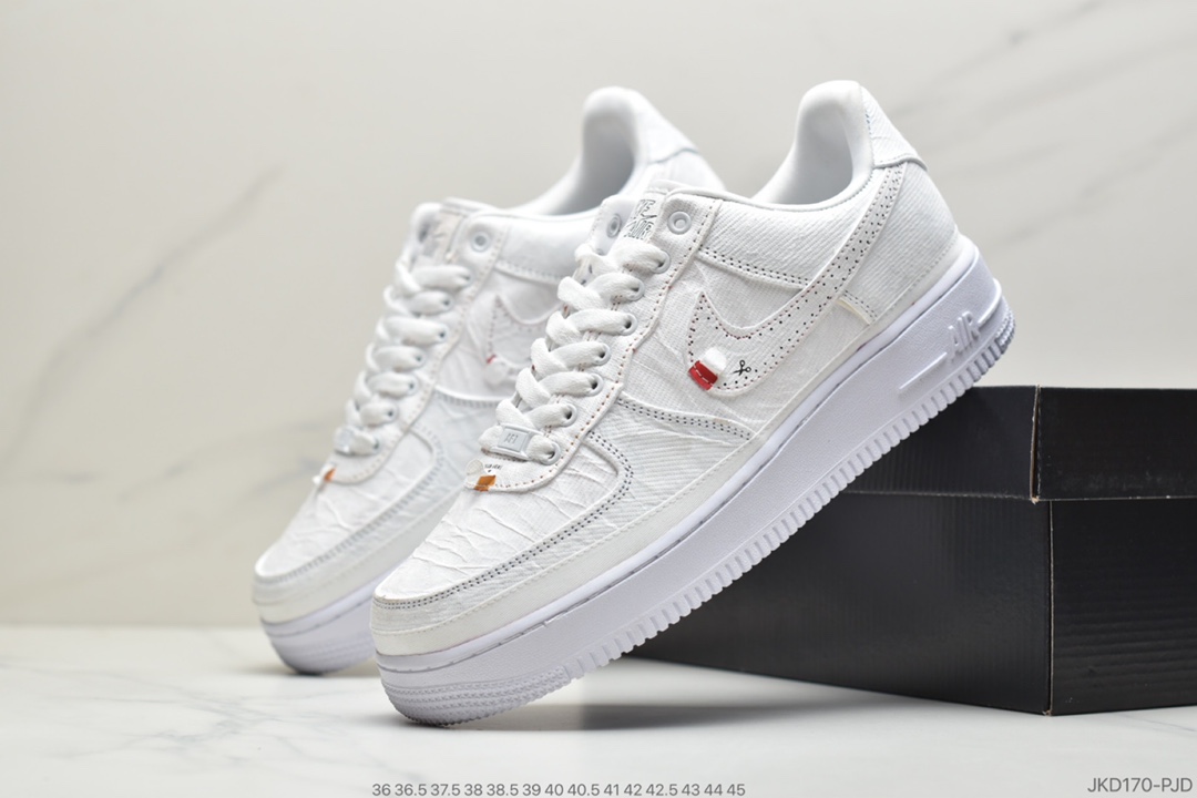 160 公司级可撕耐克Nike Air Force 1 Low Sketch 空军一号低帮百搭休闲运动板鞋