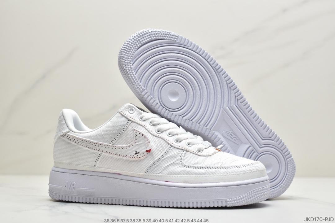 160 公司级可撕耐克Nike Air Force 1 Low Sketch 空军一号低帮百搭休闲运动板鞋