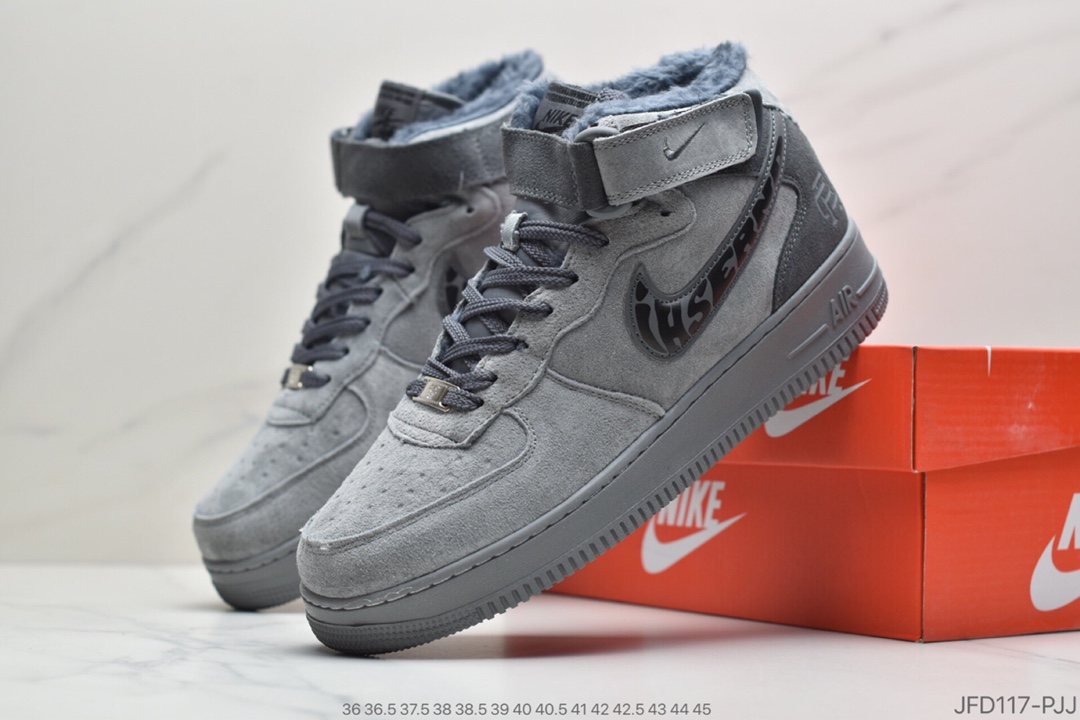 180 耐克Nike Air Force 1 High '07 LV8空军一号经典高帮皮革皮百搭休闲运动板鞋BQ4591-600