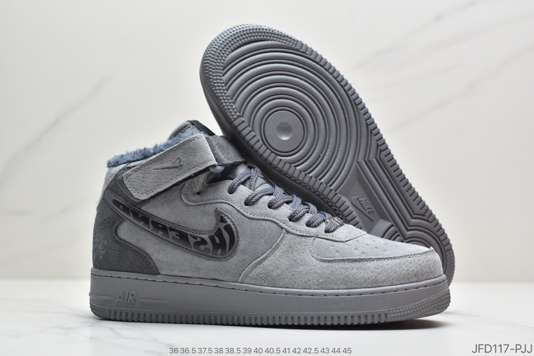180 耐克Nike Air Force 1 High '07 LV8空军一号经典高帮皮革皮百搭休闲运动板鞋BQ4591-600
