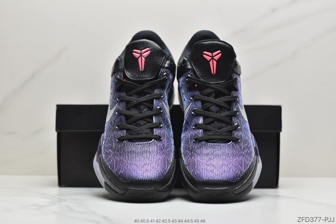 280 公司级科比7代 镭射黑色 变色龙（隐形人）耐克Nike Zoom Kobe VII visibility  Cloak科比7代复刻实战运动低帮文化篮球鞋488371-005