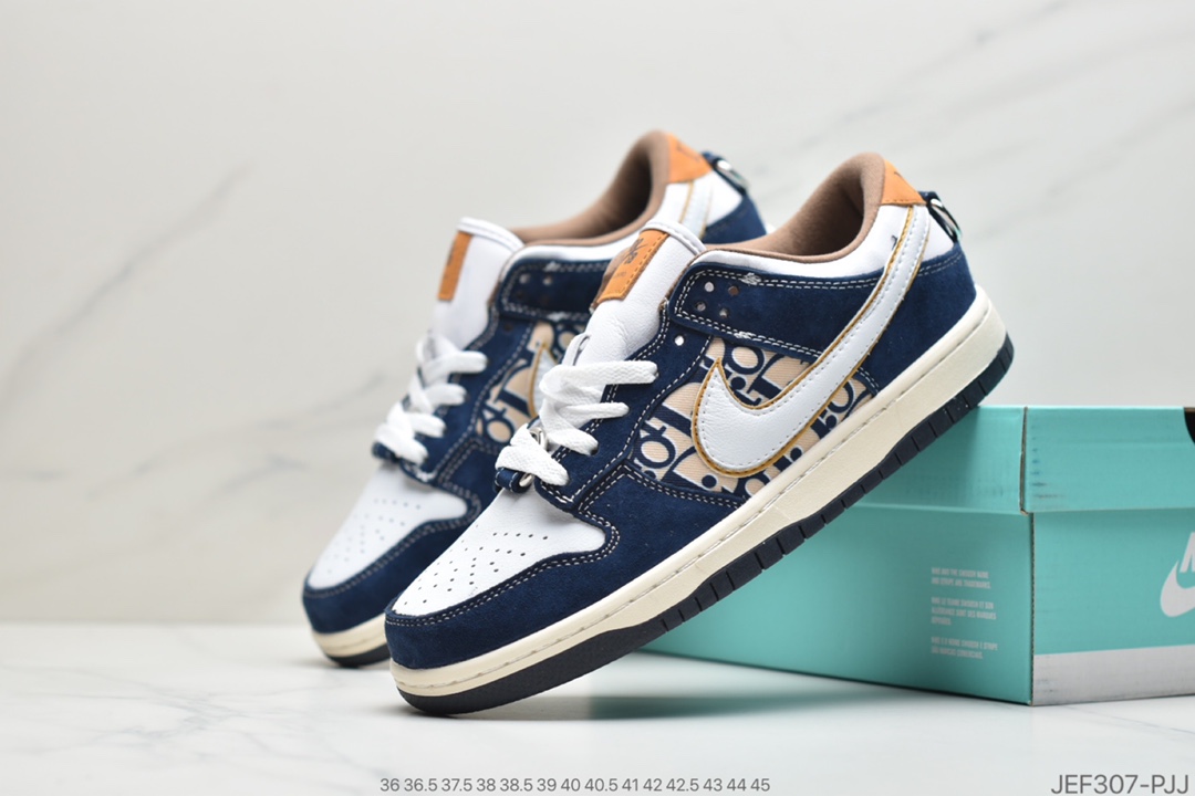 155 耐克 Nike SB Dunk Low x Dior 耐克迪奥提花联名提携款