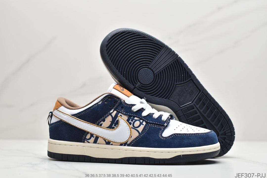 155 耐克 Nike SB Dunk Low x Dior 耐克迪奥提花联名提携款