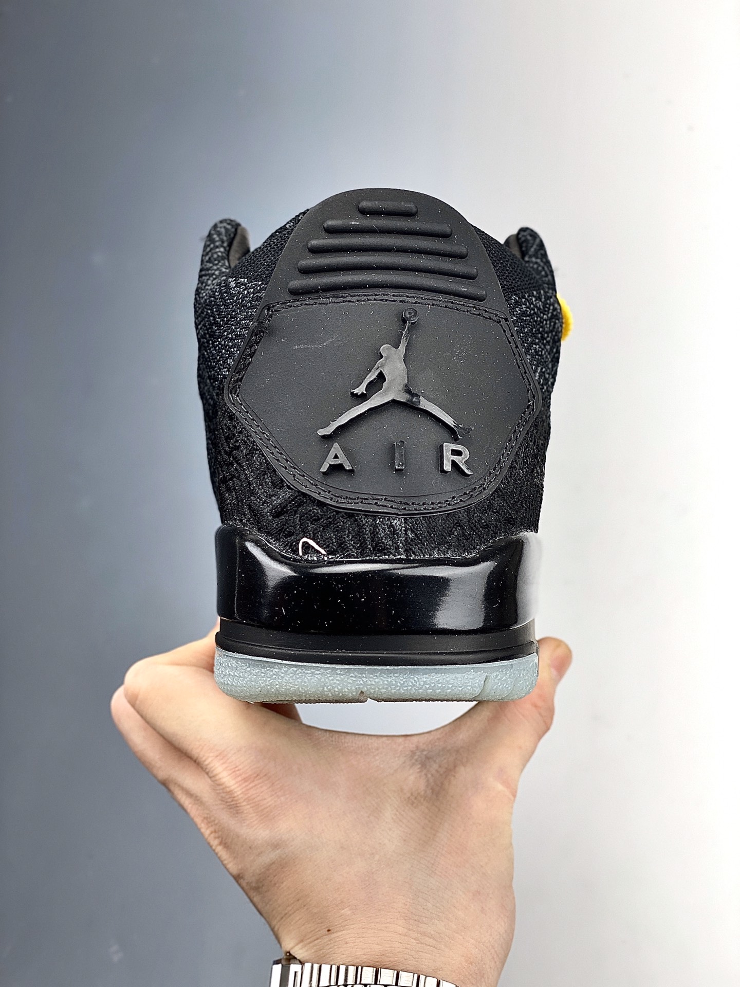 450    Air Jordan 3 Flyknit 乔3夜光编织 纯黑鞋面包括经典的AJ3 AQ1005-001