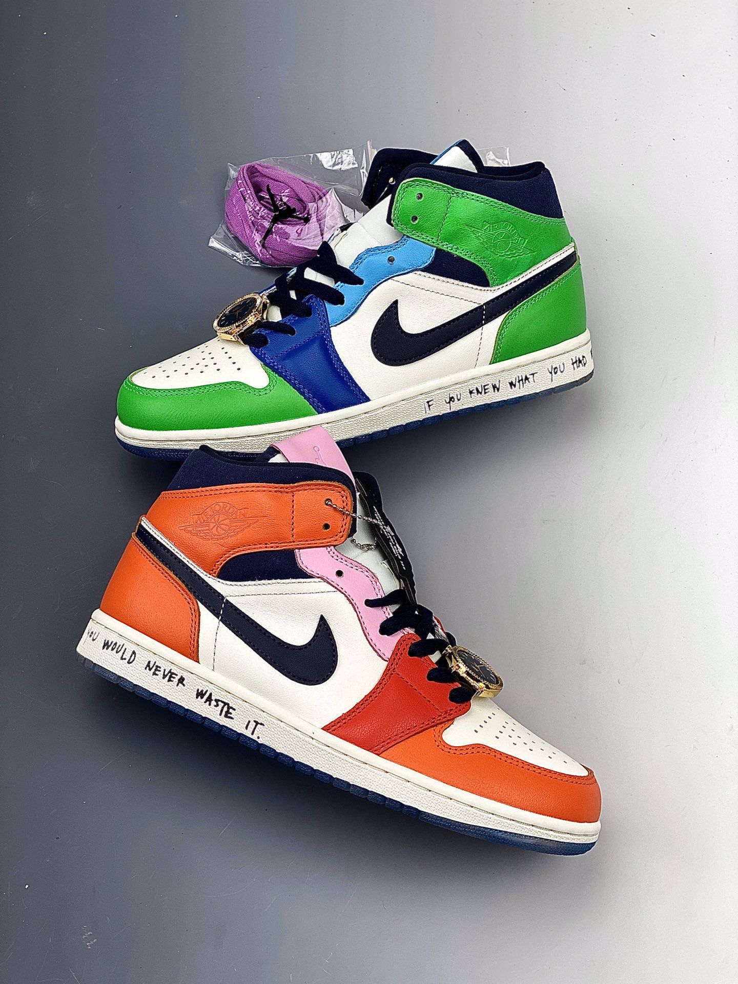 福利200  原装头层皮革 内置缓震气垫  Nike Air Jordan 1 MID SE  乔1 中帮 CQ7629-100