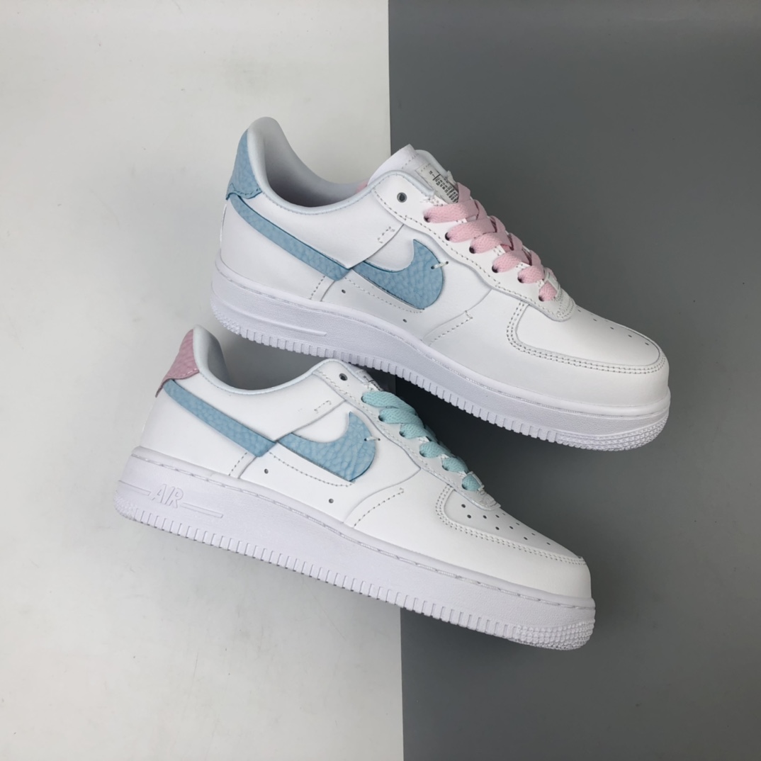 200 Nike Air Force 1 Low  断钩 空军一号低帮百搭休闲运动板鞋 DC1164-101