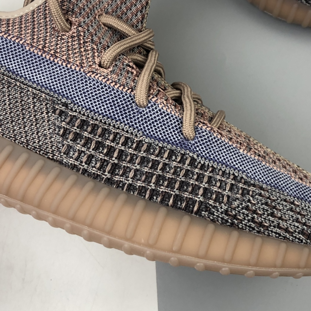 180 Adidas Yeezy 350 Boost V2“Synth”阿迪达斯椰子350百搭轻便爆米花中底休闲运动慢跑鞋 蓝棕 H02795