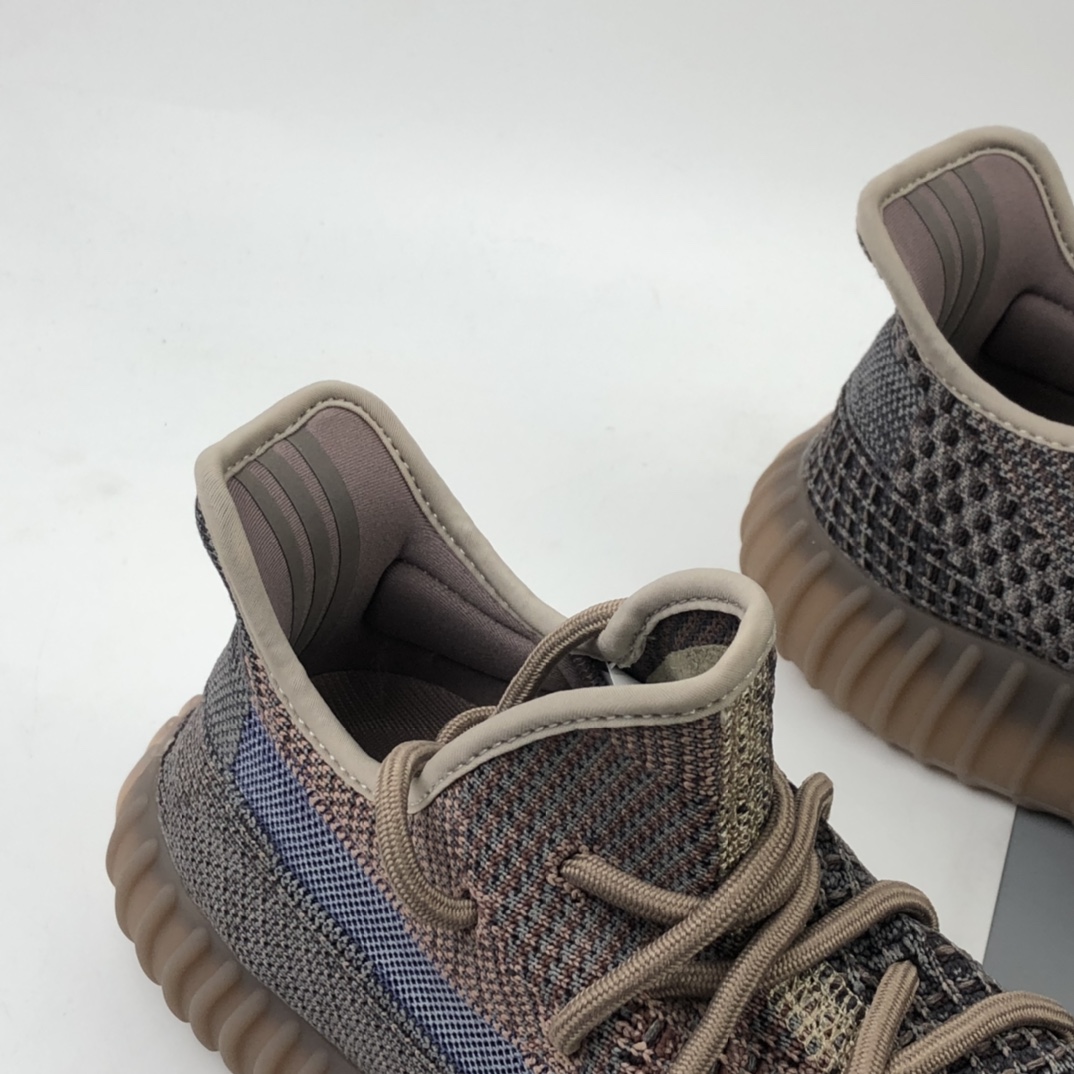 180 Adidas Yeezy 350 Boost V2“Synth”阿迪达斯椰子350百搭轻便爆米花中底休闲运动慢跑鞋 蓝棕 H02795