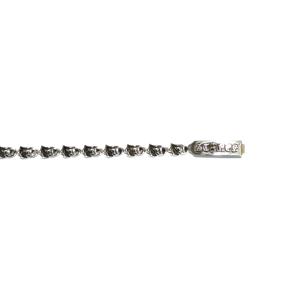 Chrome Hearts 新品上架𝐂𝐡𝐫𝐨𝐦𝐞 𝐡𝐞𝐚𝐫𝐭𝐬滚石 舌头𝐦𝐢𝐧𝐢手链