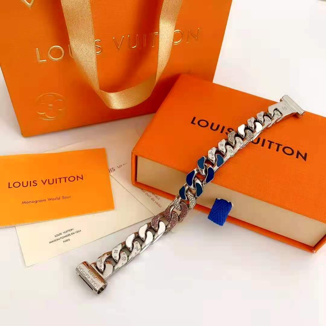 NO:104240,Lv bracelet Cuban macaron series blue bracelet length 21 cm, Lv bracelet, louis vuitton, bracelet19860909Lv手链 古巴马卡龙系列蓝色手链 长度21厘米,Lv手链,louis vuitton,bracelet,Jewelry