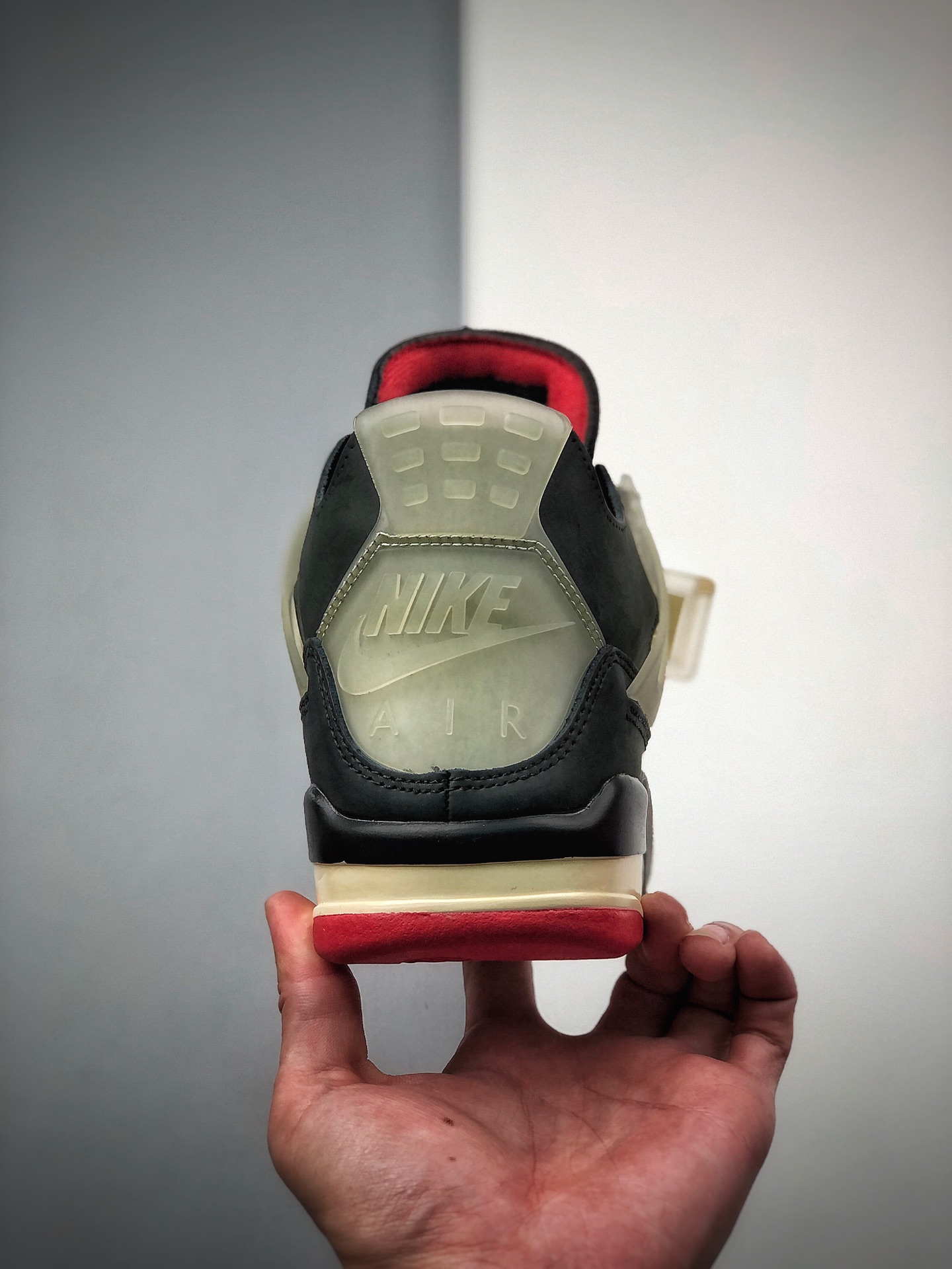 270   Off-White x Air Jordan 4 ”Bred”黑红OW联名蝉翼黑灰红 CV9388-001