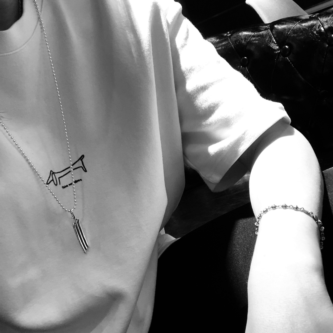 Chrome Hearts 新品上架𝐂𝐡𝐫𝐨𝐦𝐞 𝐡𝐞𝐚𝐫𝐭𝐬 克罗心三十字流苏项链
