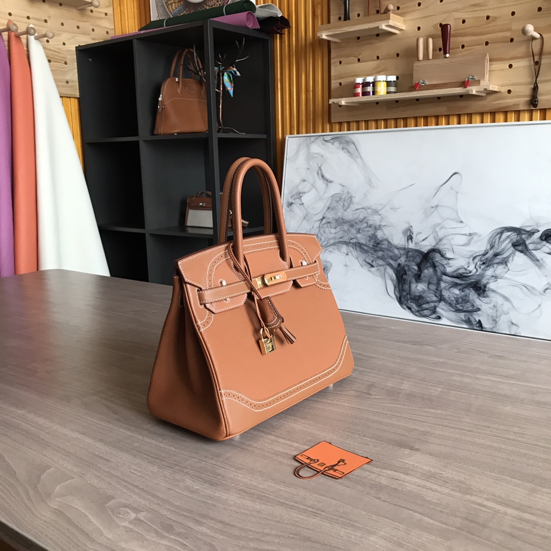 Elegant Birkin 30cm Togo Leather Lace Handbag - Sophisticated Style 2 i1605186099 1430 1