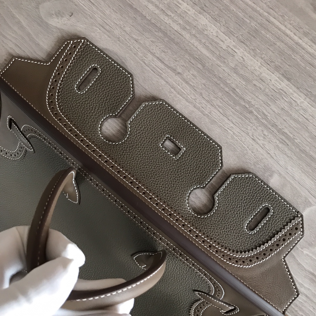 Luxury Leather Birkin 35cm Lace Handbag, Premium Togo Leather 9 i1605186667 8451 8