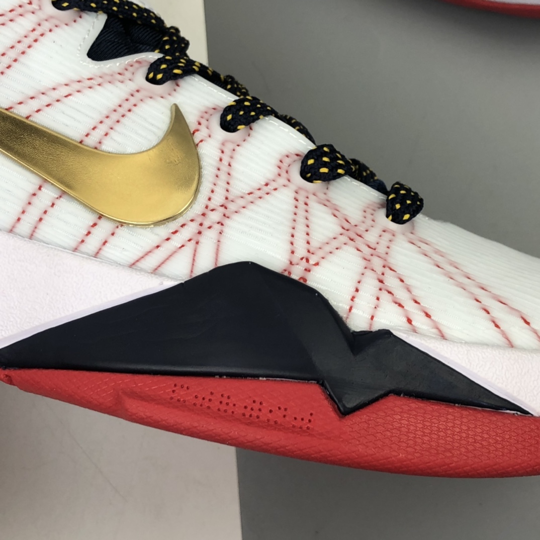 260 Nike Zoom Kobe VII visibility  Cloak 科比7代复刻实战运动低帮文化篮球鞋 白蓝金色 488371-104