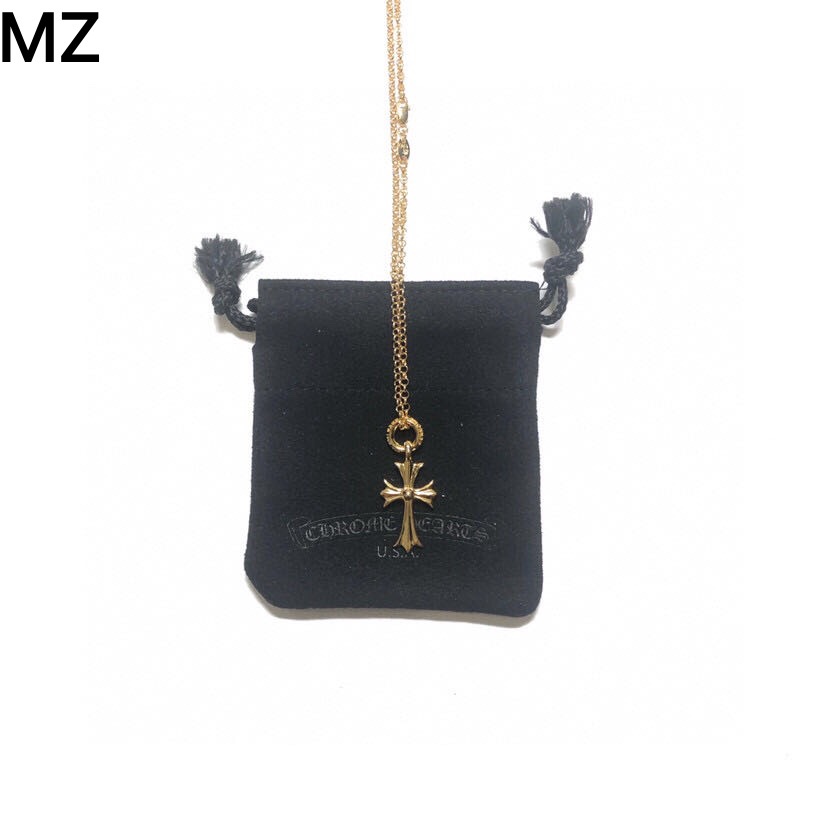 Chrome Hearts 开模 独家拍摄 (MZ)Chrome hearts 克罗心22k金圆环十字项链