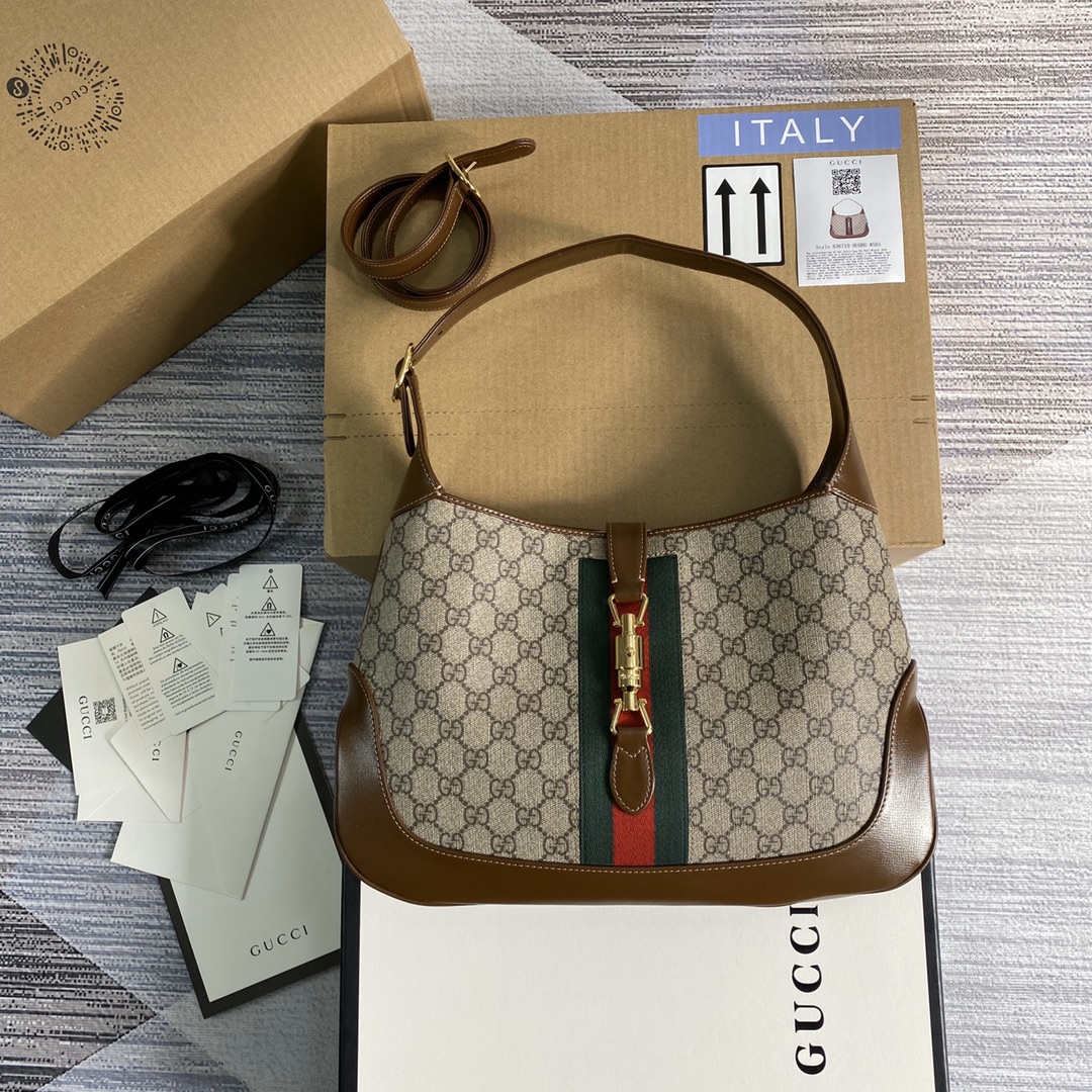 GUCCI Jackie падпахавая сумка рэтра vintage сумачка паказальны ўзор аднаплечная сумка жаночая сумка класічная стыльная універсальная