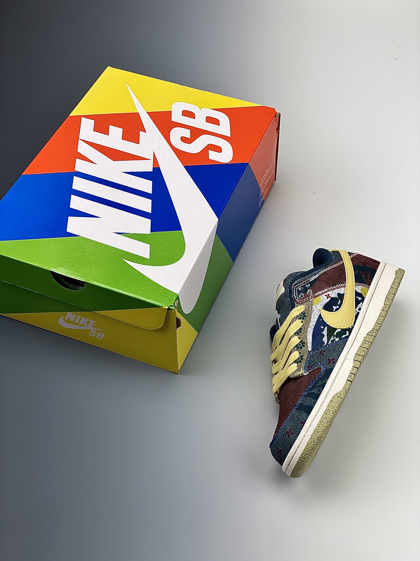 220   水洗牛仔 Nike Dunk SB Low“Community Garden” CZ9747-900