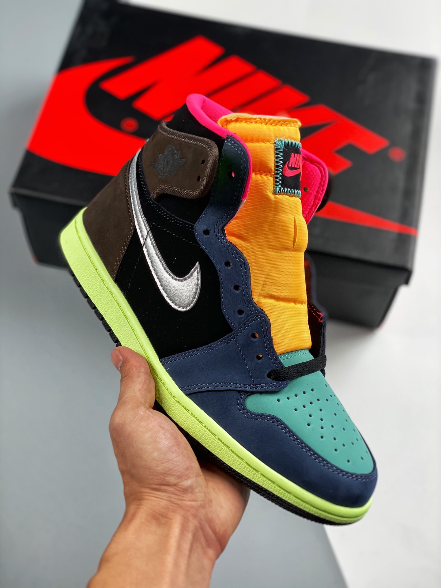 #Base original de Dongguan, el rey de la relación calidad-precio en el mercado💯 Air Jordan 1 Retro "Bio Hack" Costura …