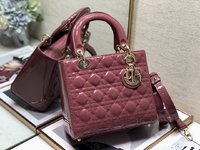Wholesale Replica
 Dior Bags Handbags Calfskin Cowhide Patent Leather Lady