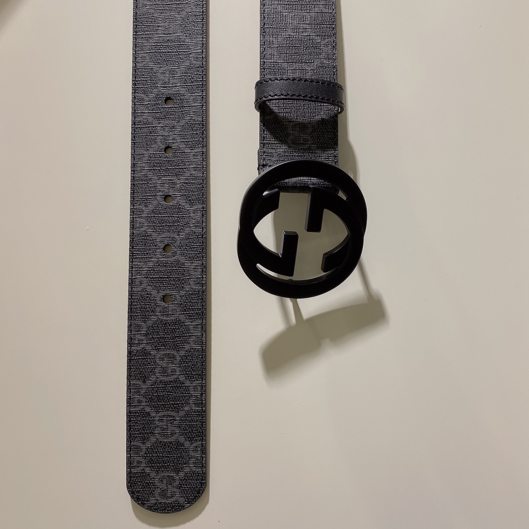 GUCCI古驰奢侈品男款双G带扣经典