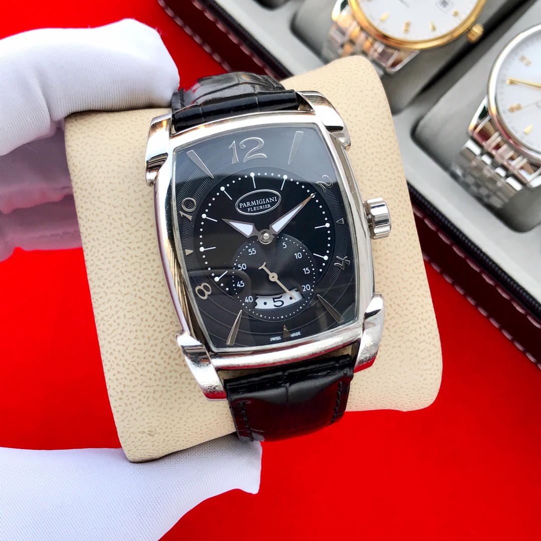 Palmer Johnny PARRMLGIANI Men’s Watch: White 57649, Fine Steel, Automatic Machinery. - 图片 4
