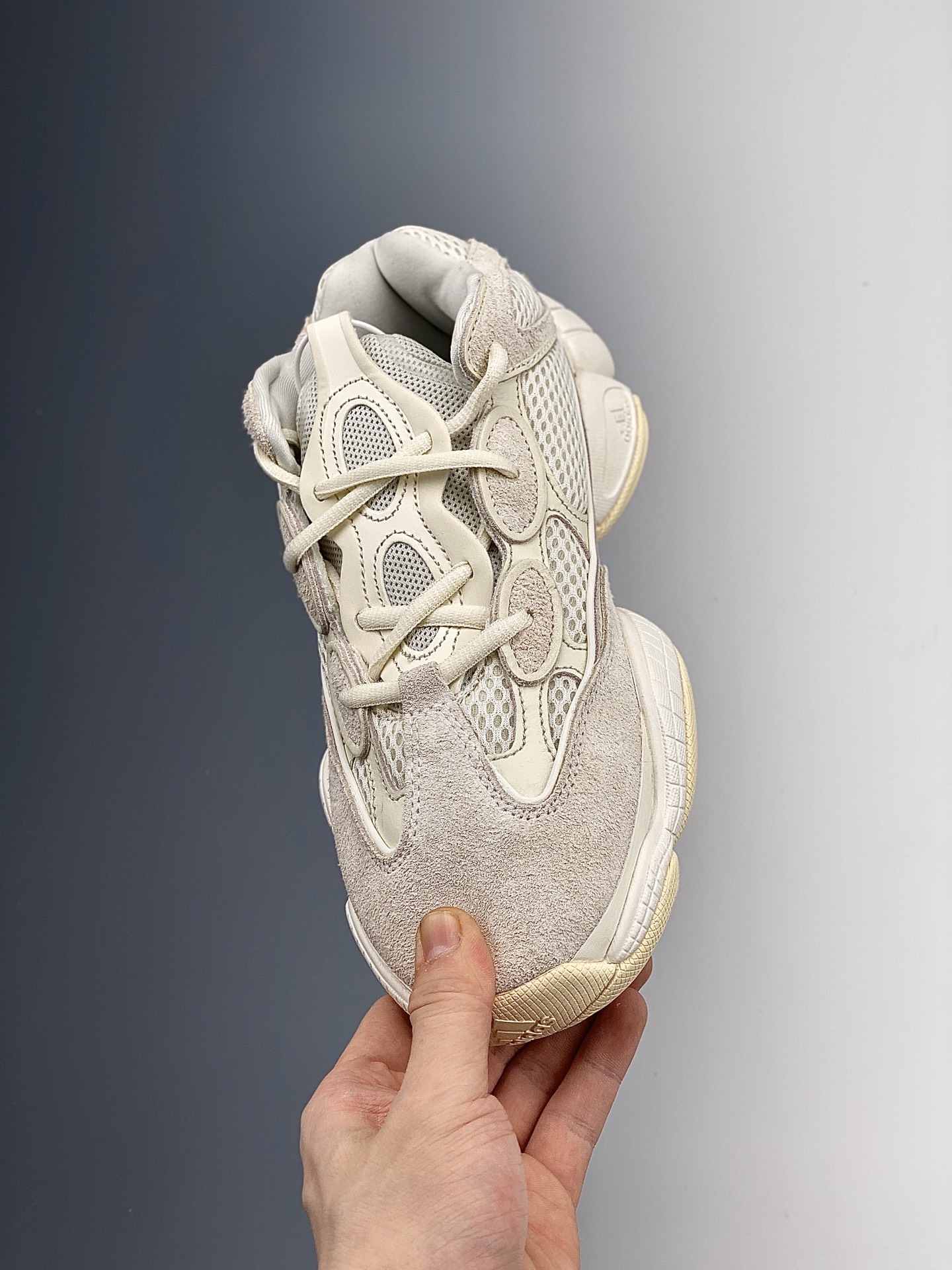 福利240  Adidas Yeezy 500 Desert Rat 椰子#  纯原版本  FV3573