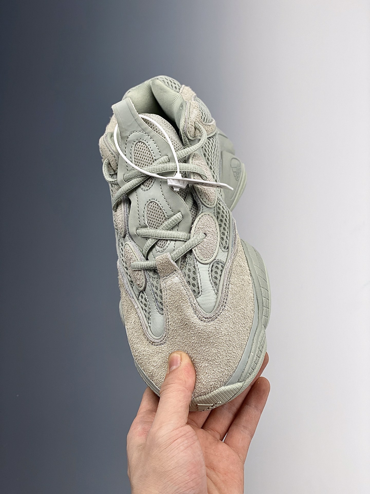 福利240    原380品质 rAdidas Yeezy 500 Desert Rat 椰子# EE7287