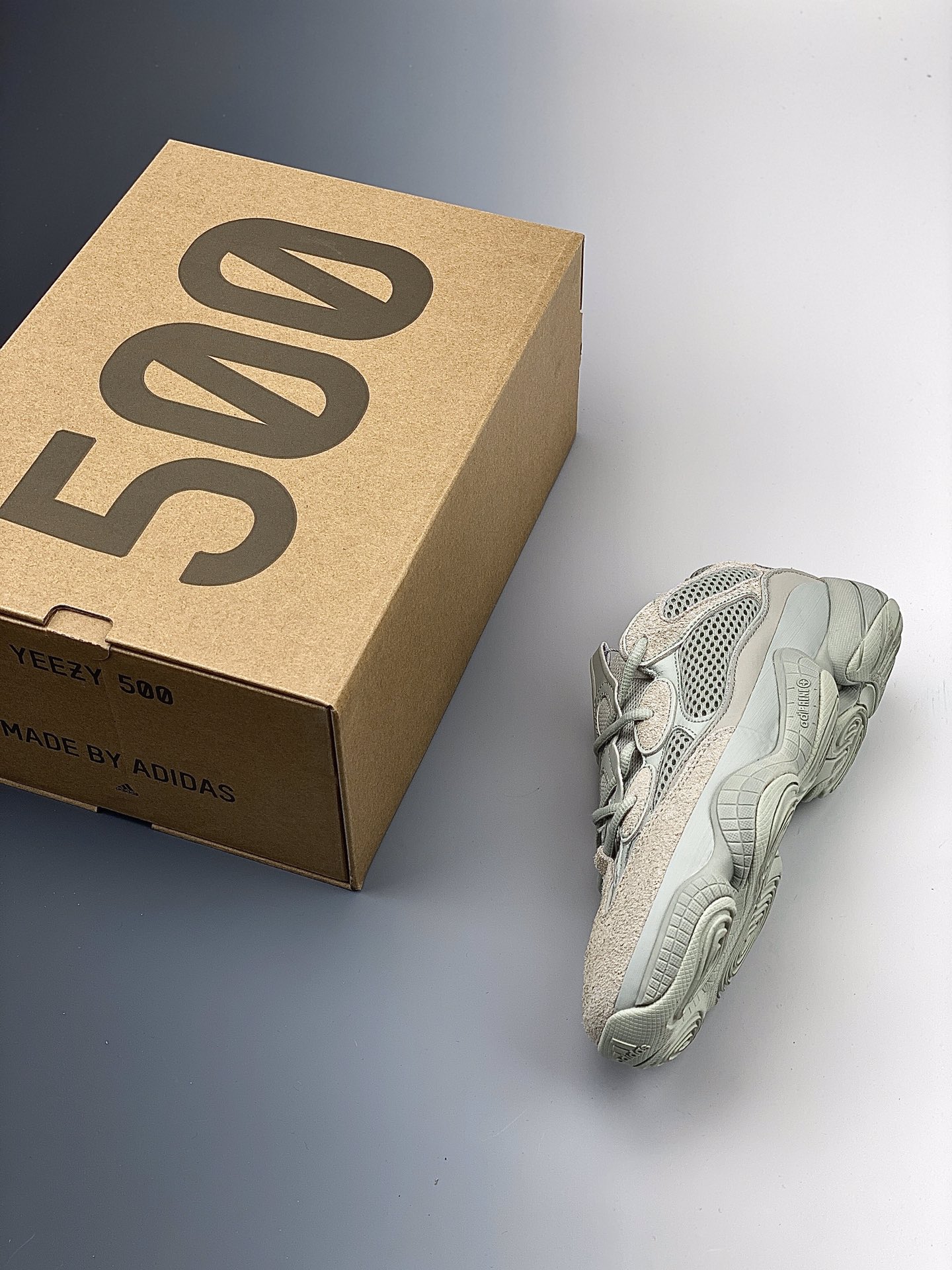 福利240    原380品质 rAdidas Yeezy 500 Desert Rat 椰子# EE7287