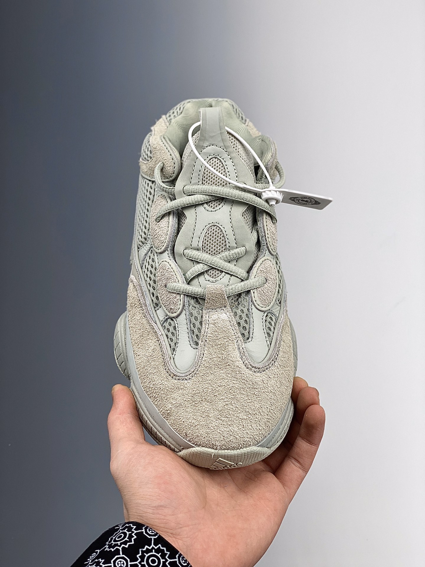 福利240    原380品质 rAdidas Yeezy 500 Desert Rat 椰子# EE7287