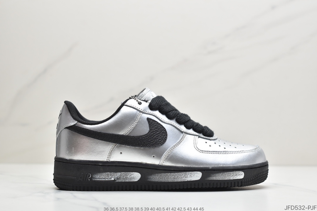 170 公司级韩国限定,携手G-Dragon权志龙个人品牌PEACEMINUSONE x Nike Air Force 1”Para-noise” 雏菊 空军低帮经典运动板鞋DD3223-100