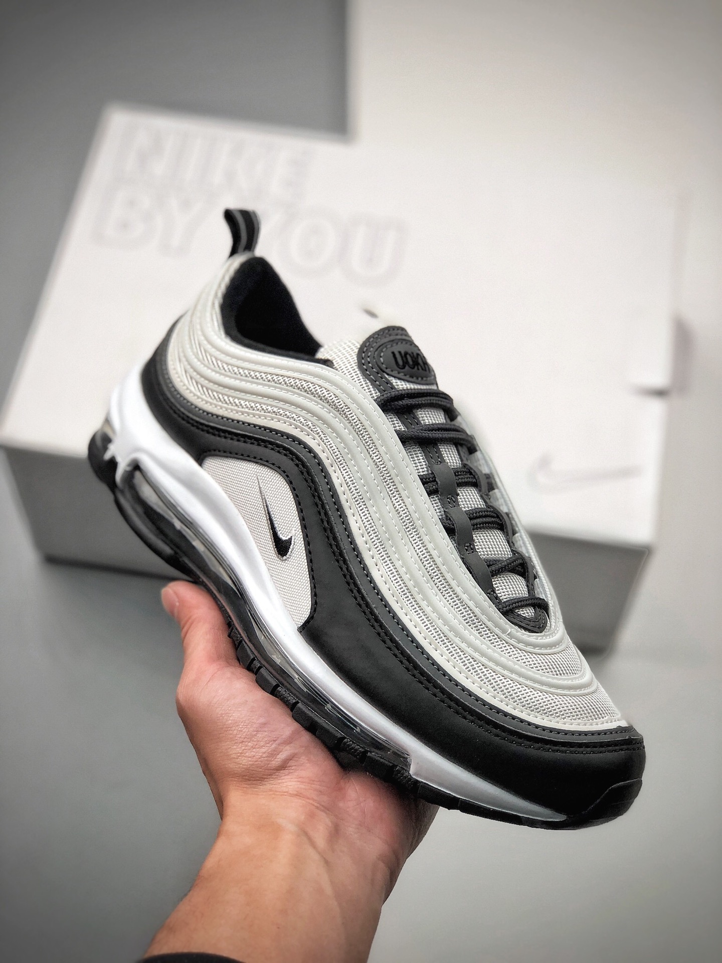 220  Nike Air Max 97 白熊配色子弹气垫跑步鞋 DC3494-990