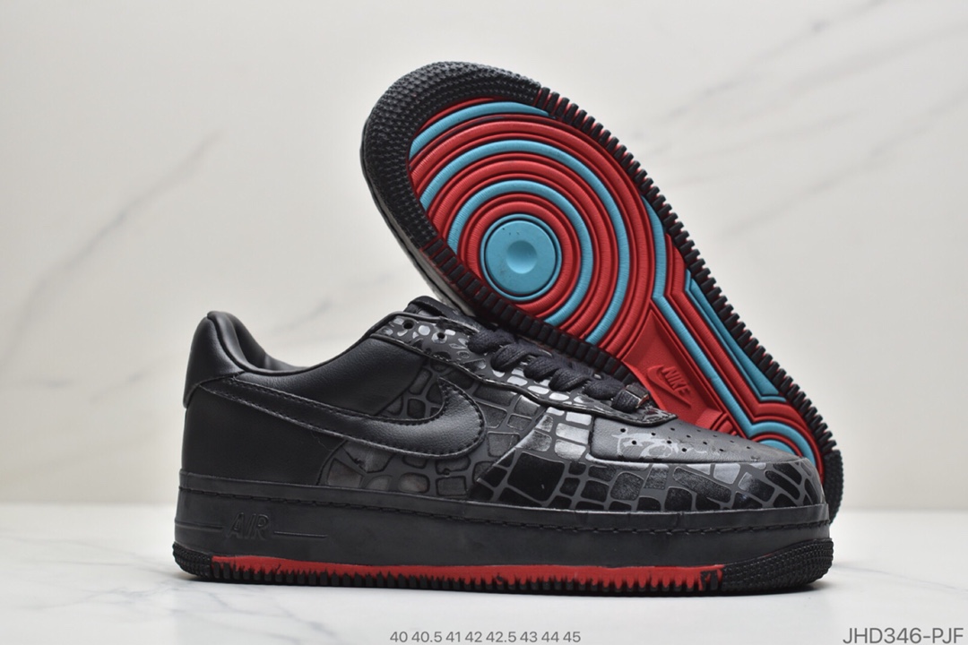 190 公司级耐克NIKE AIR FORCE 1 SUPREME MAX AIR '07 ”SO CAL”  方格AF1诞生25周年限量版“方格亮眼的色彩搭配 318772-003