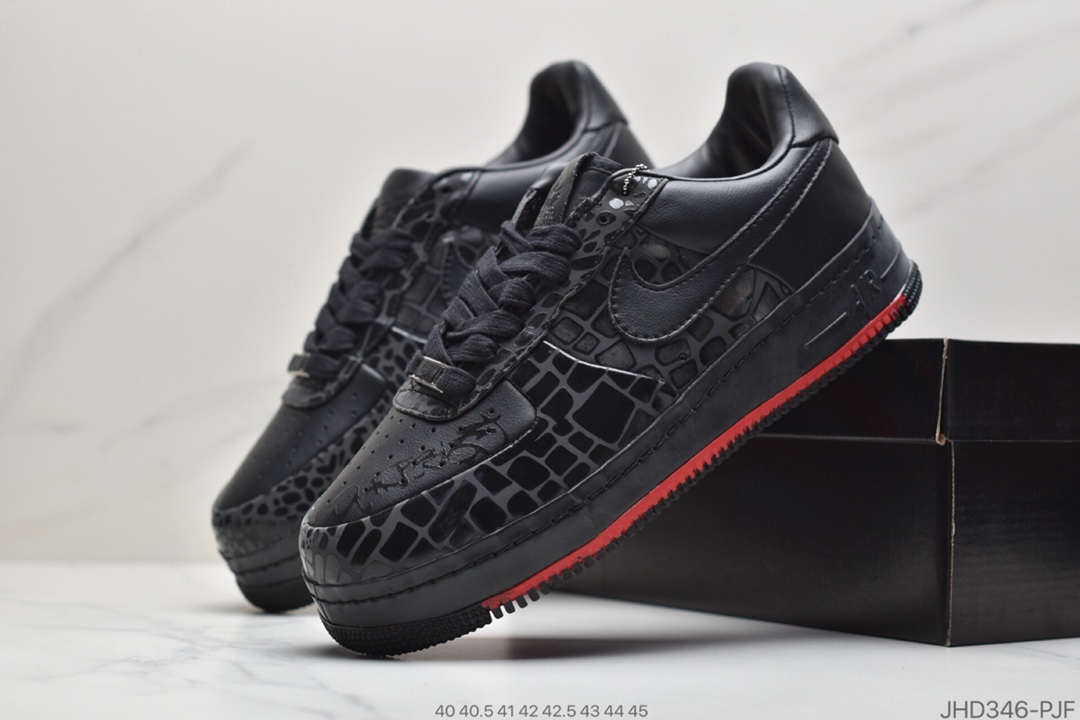 190 公司级耐克NIKE AIR FORCE 1 SUPREME MAX AIR '07 ”SO CAL”  方格AF1 318772-003