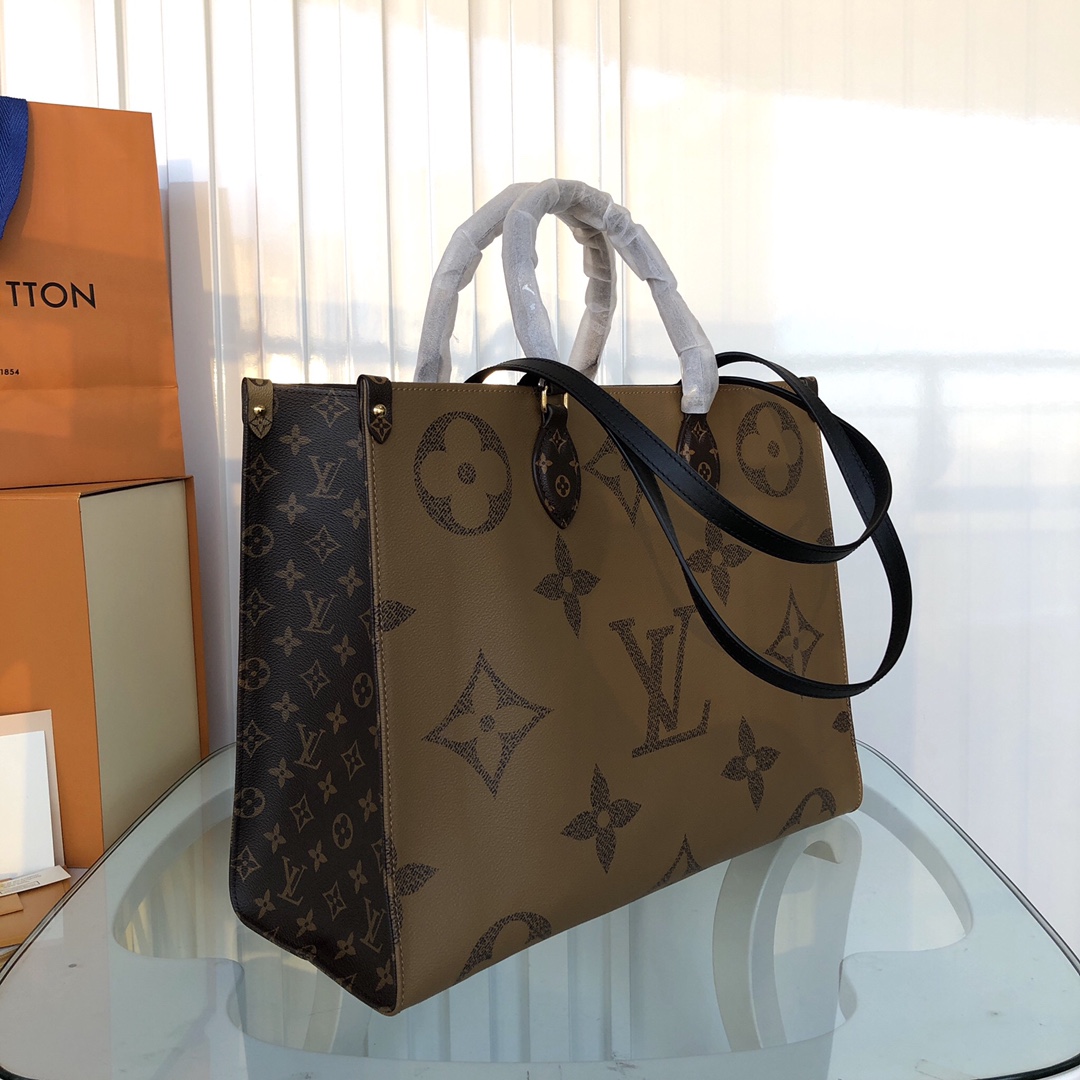 Louis Vuitton LV Onthego Bags Handbags Black Printing Mini M44567