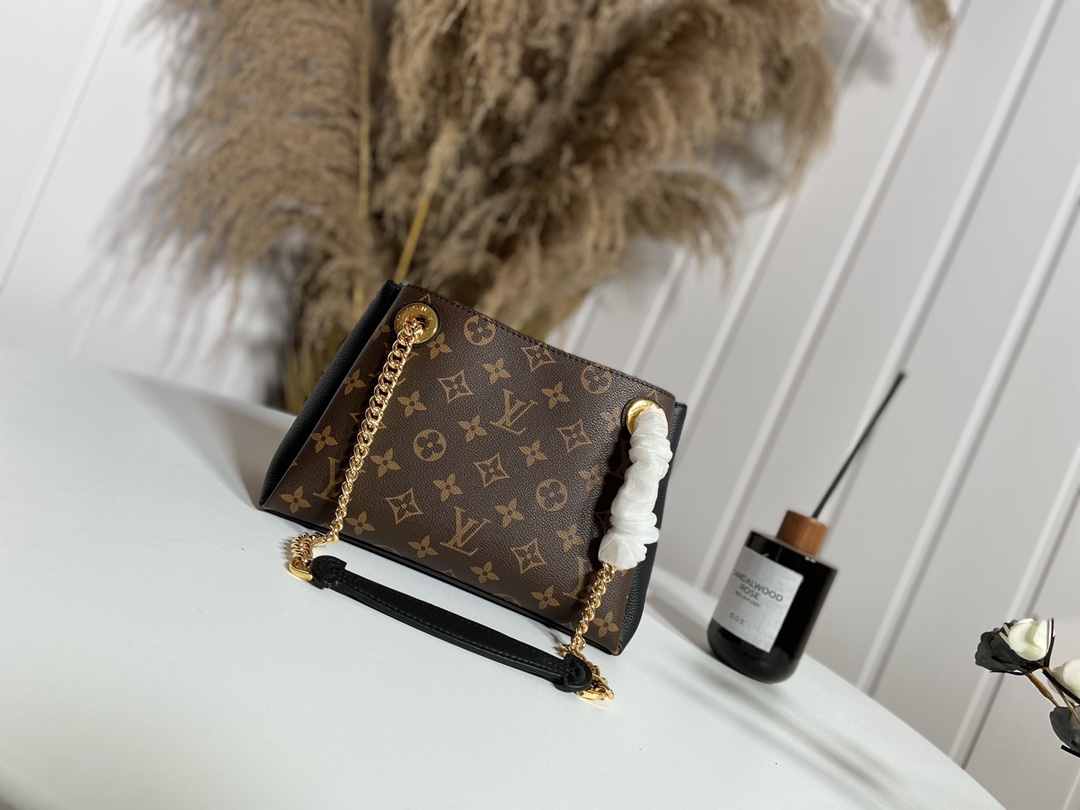 Louis Vuitton Bags Handbags Black Gold Pink Red Monogram Canvas Calfskin Cowhide Fashion Casual M43775